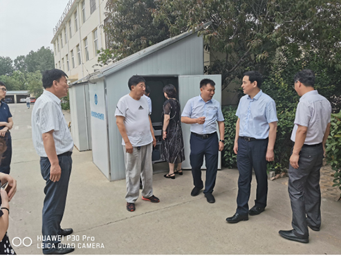 徐州市水利學深入到江蘇永冠給排水有限公司考察調研